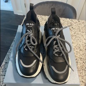 Authentic Prada sneakers size 38.5